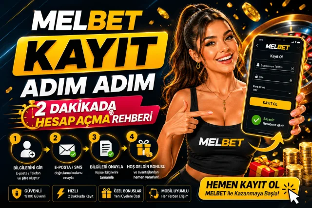 Melbet Kayıt Adım Adım — 2 Dakikada Hesap Açma Rehberi
